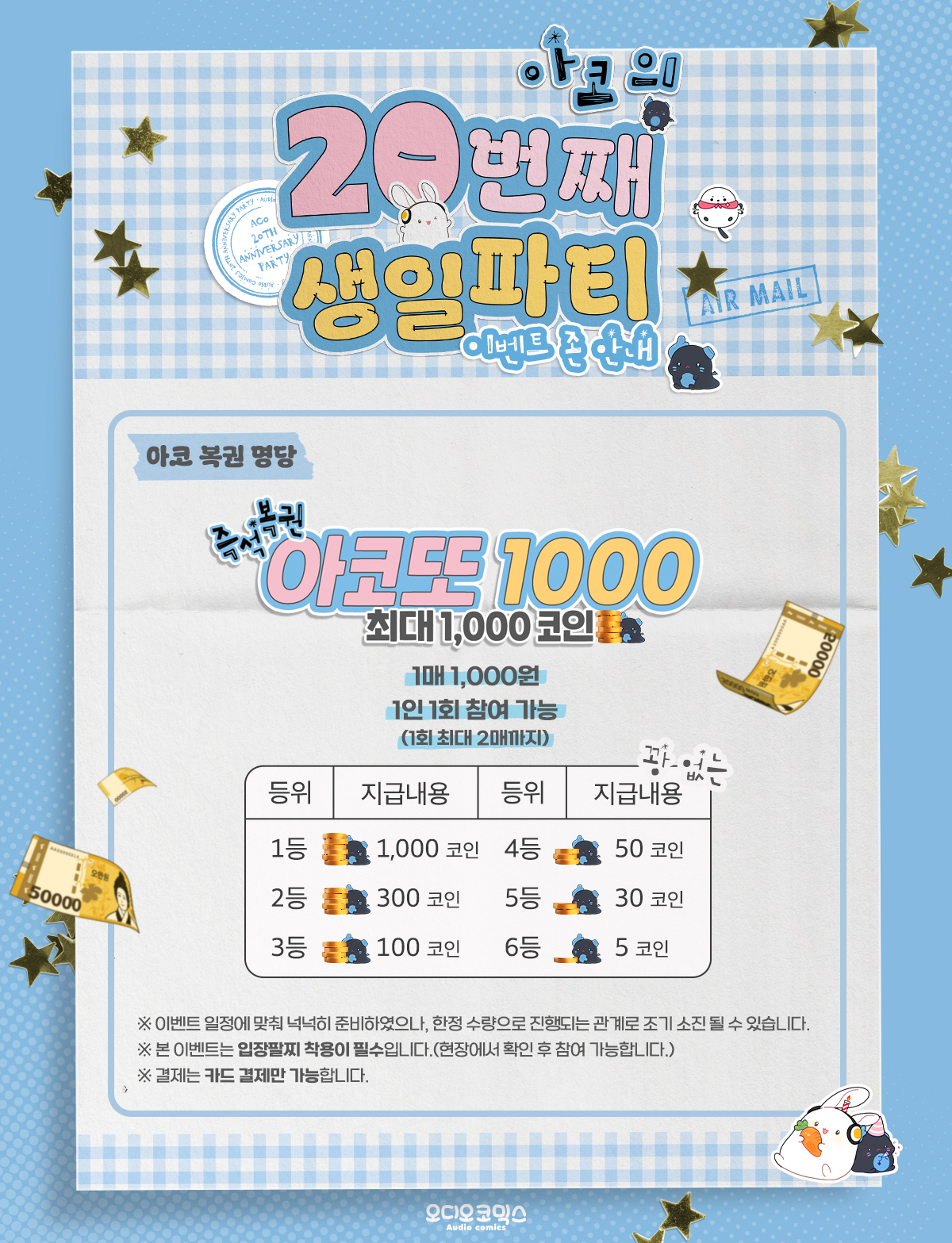 아코의 20번째 생일파티