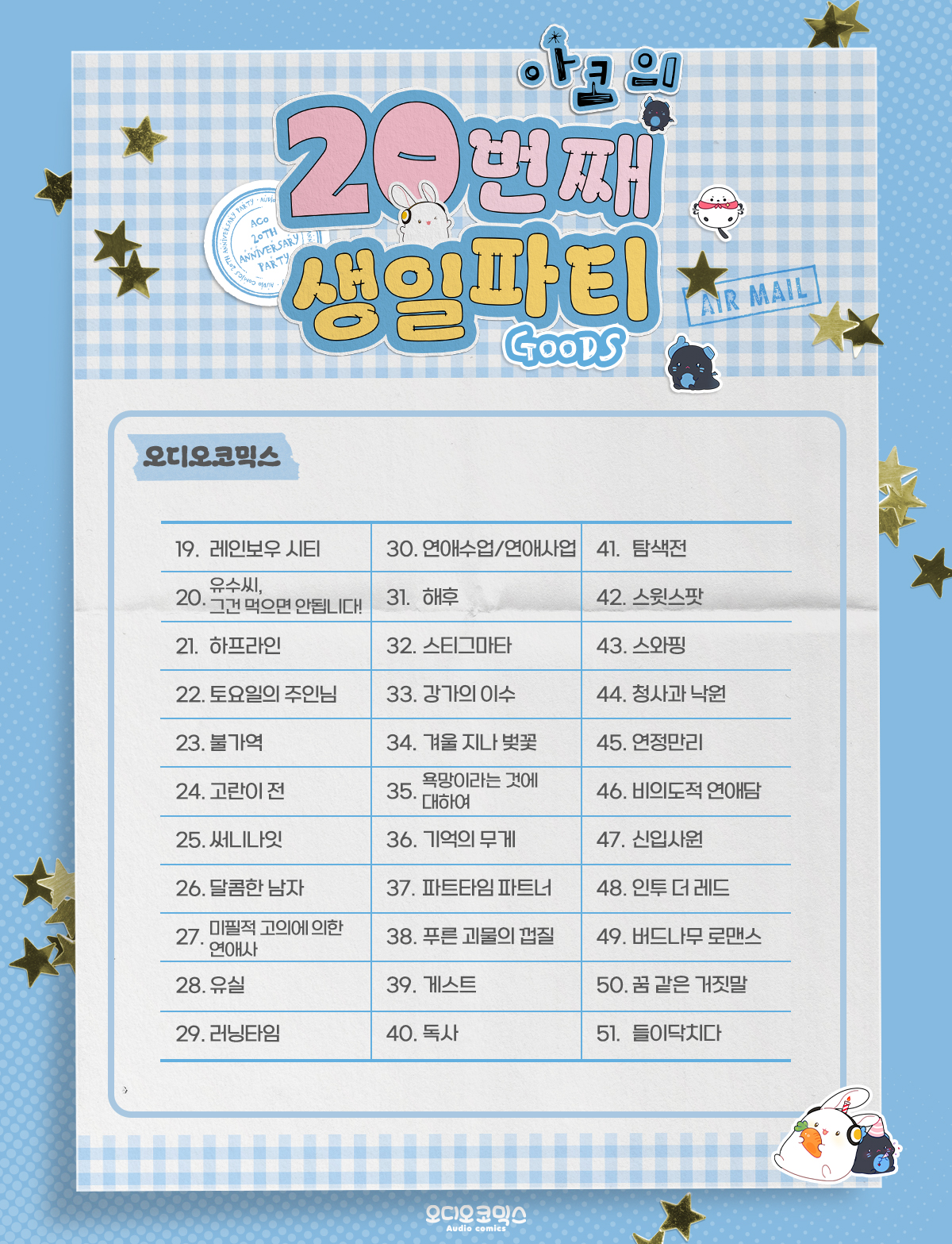 아코의 20번째 생일파티